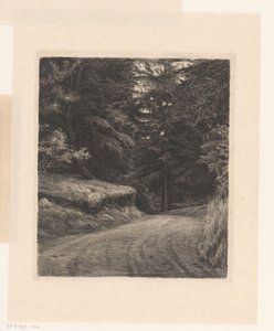 skogsvei av Carl Bloch