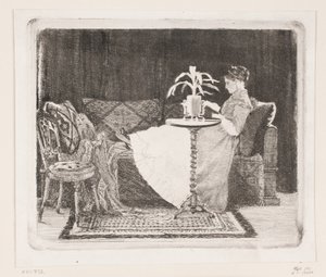 Lesende dame av Carl Bloch
