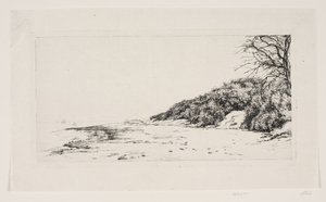 Klippen ved havet av Carl Bloch