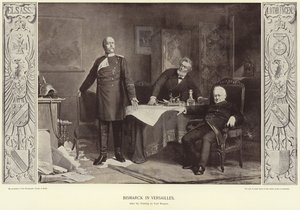 Bismarck i Versailles av Carl Ernst Ludwig Wagner