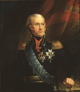 Charles XIII, roi de Suede - Portrett av kong Karl XIII av Sverige (1748-1818), av Breda, Carl Frederik von (1759-1818). Olje på lerret. Mål: 89x78 cm. Nationalmuseum Stockholm