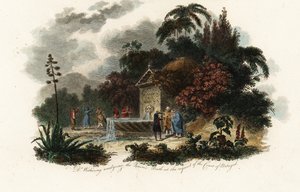 William Withering på Caldas da Rainha av Carl Frederik van (after) Breda