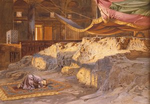 Inne i klippedomen, 1864