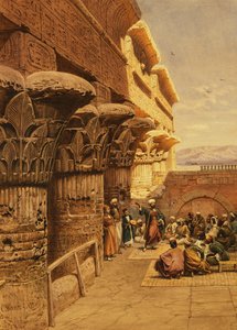 Musikere ved Philae, 1877