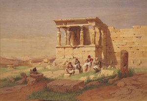 Erechtheion. Karyatidenes veranda, 1877