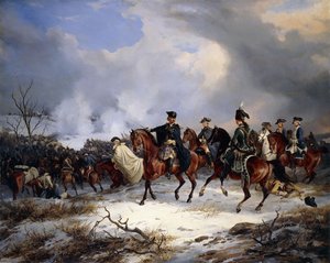Slaget ved Kesseldorf av Carl Friedrich Schulz