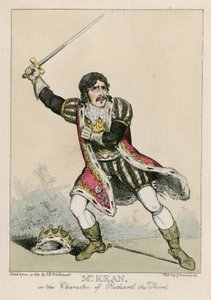 Mr Edmund Kean i karakteren til Richard den tredje av Carl Georg Adolph Hasenpflug