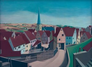 frankisk landsby av Carl Grossberg