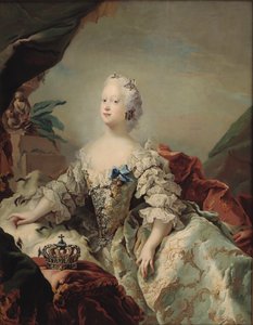 Louise av Storbritannia 1724-1751, dronning av Danmark, 1747.
