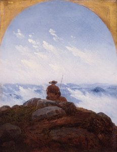 Vandrer på fjelltoppen, 1818.