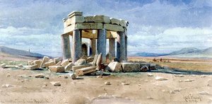 En muslimsk grav nær Baalbek av Carl Haag