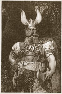A Viking Chief, illustrasjon fra 