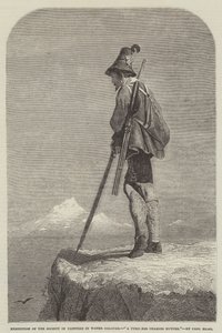 Utstilling av Society of Painters in Water Colours, A Tyrolese Chamois Hunter av Carl Haag