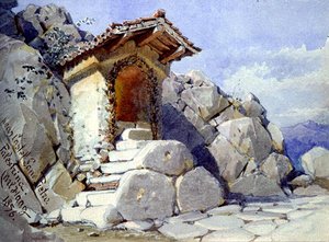 Madonnaletta nær Castel San Pietro, Palestrina, Sabine Hills av Carl Haag