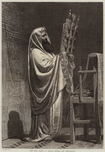 Ypperstepresten i Nablus leser Pentateuken av Carl Haag