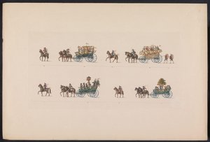 Opptog ved ekteskapet av Prinses Sophie, 1842 (plate 5) Minner om et bondebryllup i Thüringen, henrettet for å feire den lykkelige ankomsten til arvelig storhertug Carl Alexander av Sachsen Weimar-Eisenach med arvehertuginne Sophi av Carl Hess