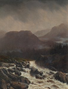 regnlandskap av Carl Höflmayr