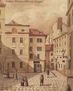 Knaffelsche Foundation House på Jacobergasse nr. 807 i Wien av Carl L. Wiesböck