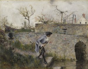 En bit, 1885 av Carl Larsson