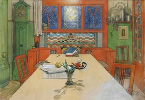 Dagen er over, god natt! 1908 av Carl Larsson