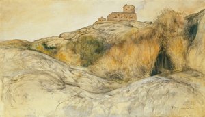 Marstrand slott; Marstrands Fastning, 1893 av Carl Larsson