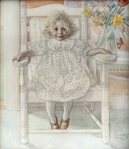 Portrett av Inga-Maria Thiel av Carl Larsson