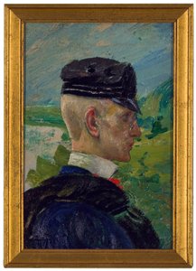 Portrett av en gutt. Studie til morgenbønner av Carl Larsson