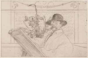 Selvportrett av Carl Larsson