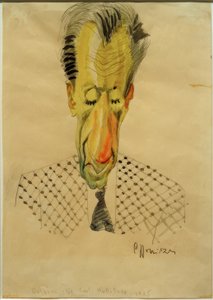 B.F.Dolbin / Karikatur av C.-F. Hollitzer, 1925 av Carl Leopold Hollitzer