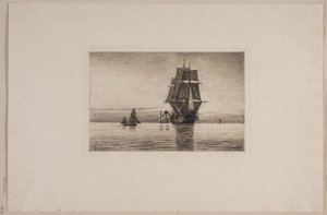 Stille kveld i Nordsjøen av Carl Locher