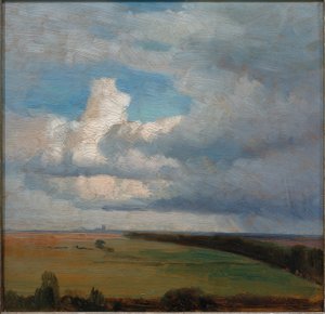 Landskap nær München av Carl Ludwig Seeger