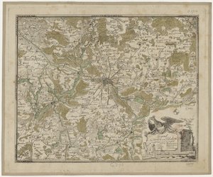 Området nær Berlin og Potsdam (kolonne) - Oesfeld 1778 av Carl Ludwig von Oesfeld