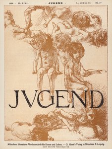 Omslagsillustrasjon til magasinet Jugend