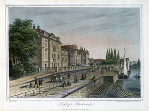 Biebrich-palasset, Wiesbaden, Tyskland, c1820