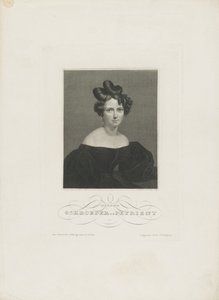Portrett av operasangerinnen Wilhelmine Schröder-Devrient 1804-1860, ca. 1840