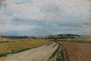 Stemningsstudiekveld, Michelhausen (Plankenberg) av Carl Moll