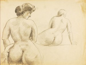 To kvinnelige nakenbilder av Carl Newman