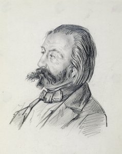 Portrett av Dembristen (eller Decabristen) av Carl Peter Mazer