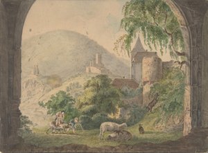 De fire slottene i Neckarsteinach, 1800-1818.
