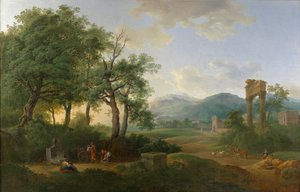 Arkadisk landskap av Carl Philipp Schallhas