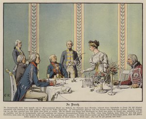 Hos Paretz (farge litho) av Carl Röchling