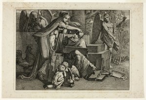 Allegory of Art: A Youth Inspired by the Spirit of Art