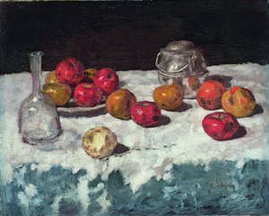 Stilleben med epler, 1889
