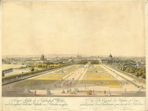 Wien fra Belvedere av Carl Schütz