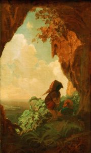 Gruvearbeidere, eller den første jernbanen av Carl Spitzweg