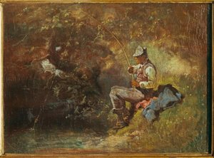 Fiskeren av Carl Spitzweg