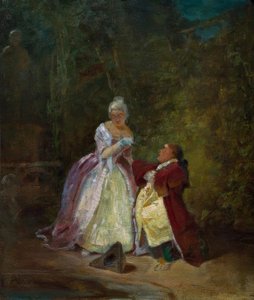 Søknaden av Carl Spitzweg