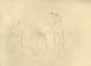 The Jewish Magister, midten av slutten av 1800-tallet, c1924. av Carl Spitzweg