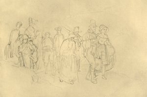 Innførte sigøynere, midten av slutten av 1800-tallet, c1924. av Carl Spitzweg