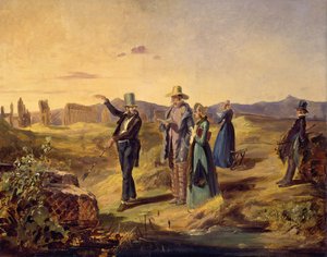 Engelskmenn i Campagna, ca 1835. av Carl Spitzweg